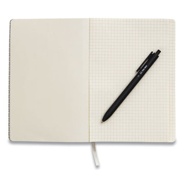 TRU RED™ Flexible-cover Business Journal, 1 Subject, Quadrille Rule, Gray Cover, 8 X 5.5, 96 Sheets freeshipping - TVN Wholesale